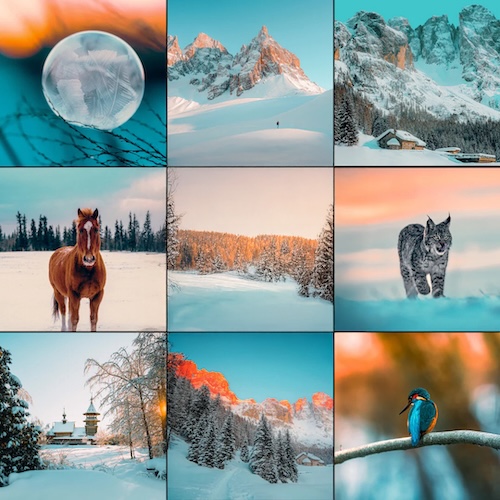 Voorbeeld van Lightroom Preset-Winter